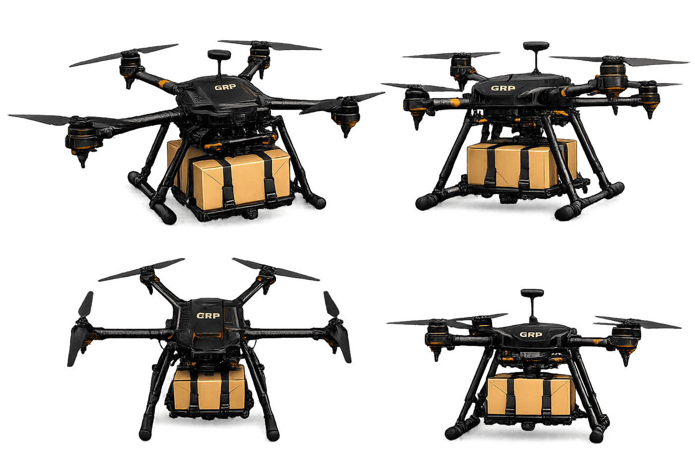 Building Facade Cleaning Drone Multi-Nozzle